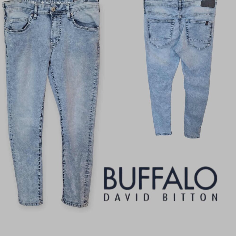 Buffalo David Bitton Skinny Denim Blue Jeans Stretch Cotton Blend Womens 32X30